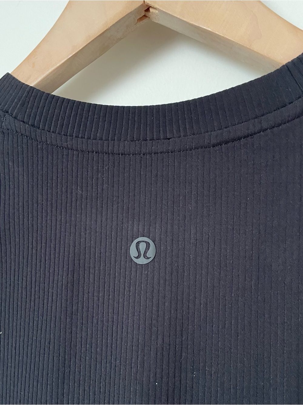 Lululemon 2025 All Aligned Ribbed Long-Sleeve Henley Dress Black Size Small - Picture 12 of 12